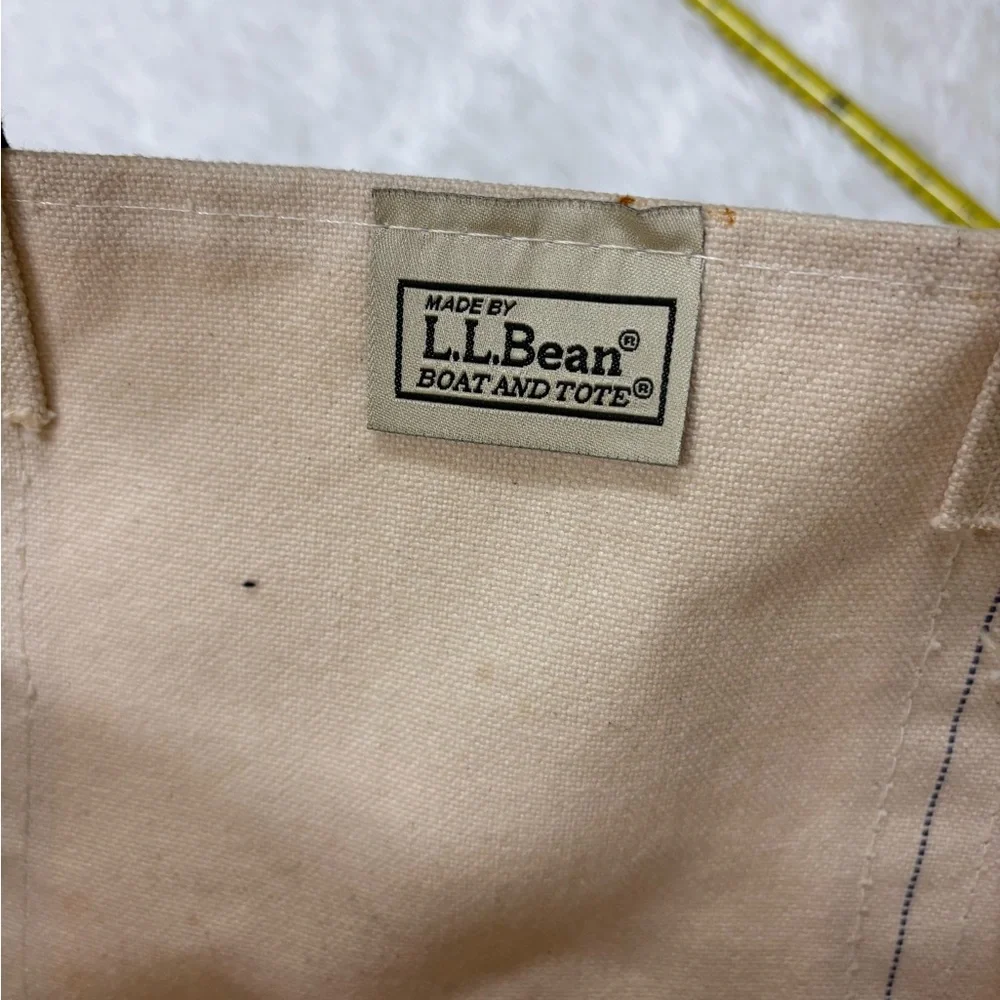 L.L. Bean Beige and Black Men's Tote Bag